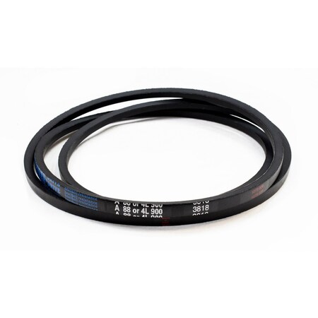 D&D A88/4L900 Classical V-Belt, 90 in Outside Length, 1/2 in Top Width, 1 Ribs A88/4L900